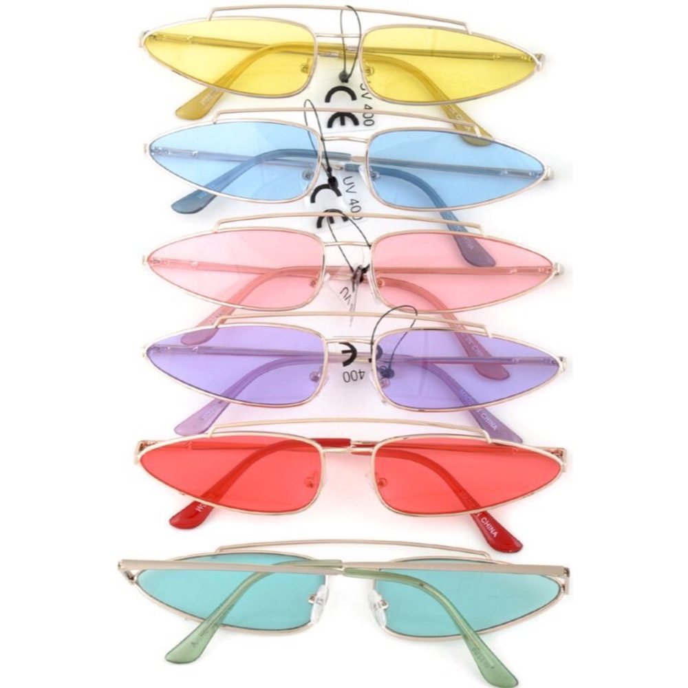 Colored Cat eye sunglasses